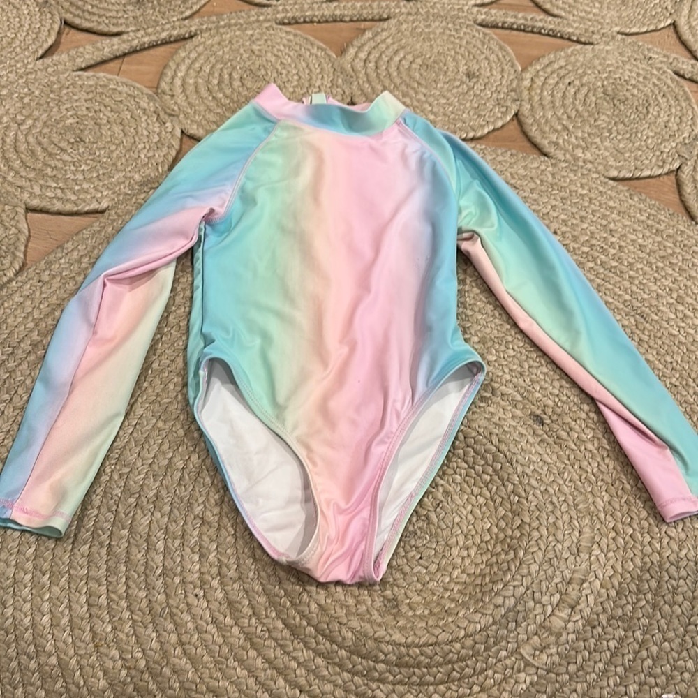 cotton on ombre tie dye rash guard girls 8
